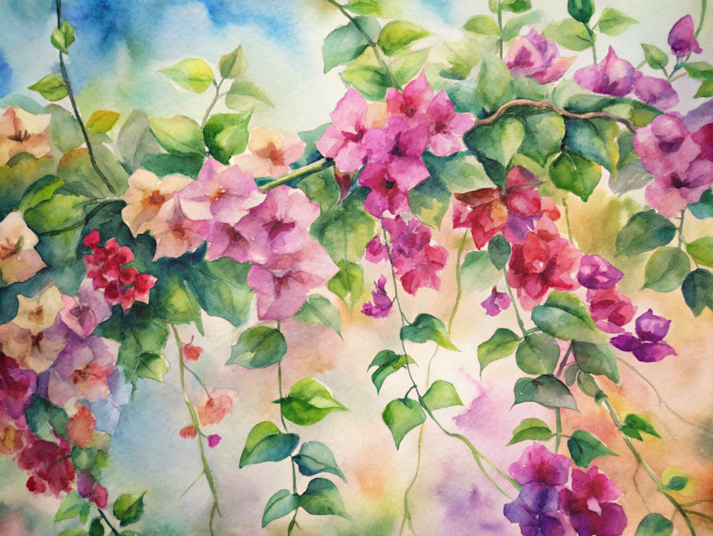 Hibiscus Painting
