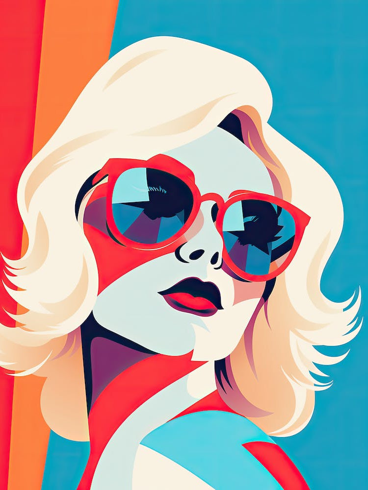 Elegant Pop Art American Dream