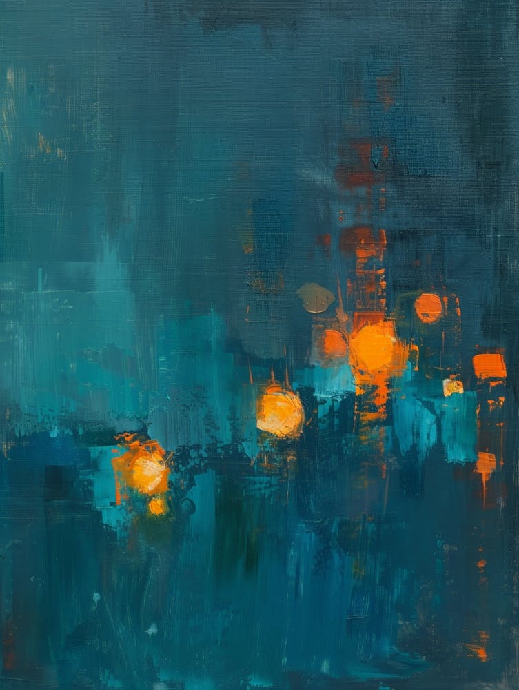 Abstract Of A City At Night