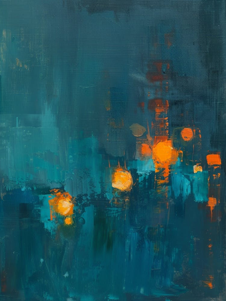 Abstract Of A City At Night