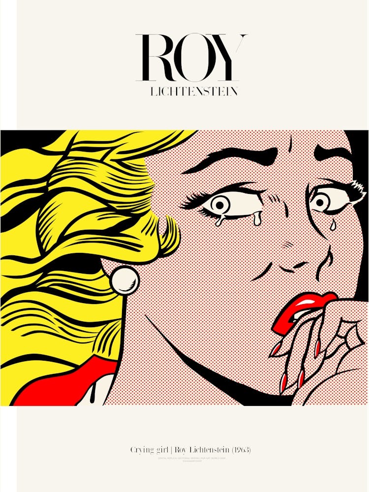 Cry Girl Poster |Roy Lichtenstein 1963
