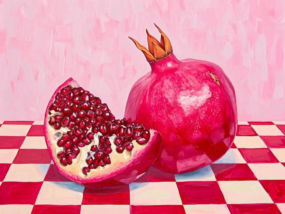 Pomegranate Pink Checkerboard 3