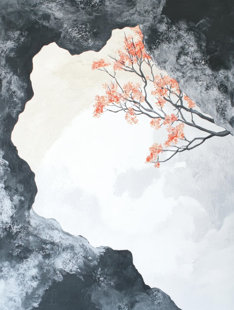 Tree In A Cave