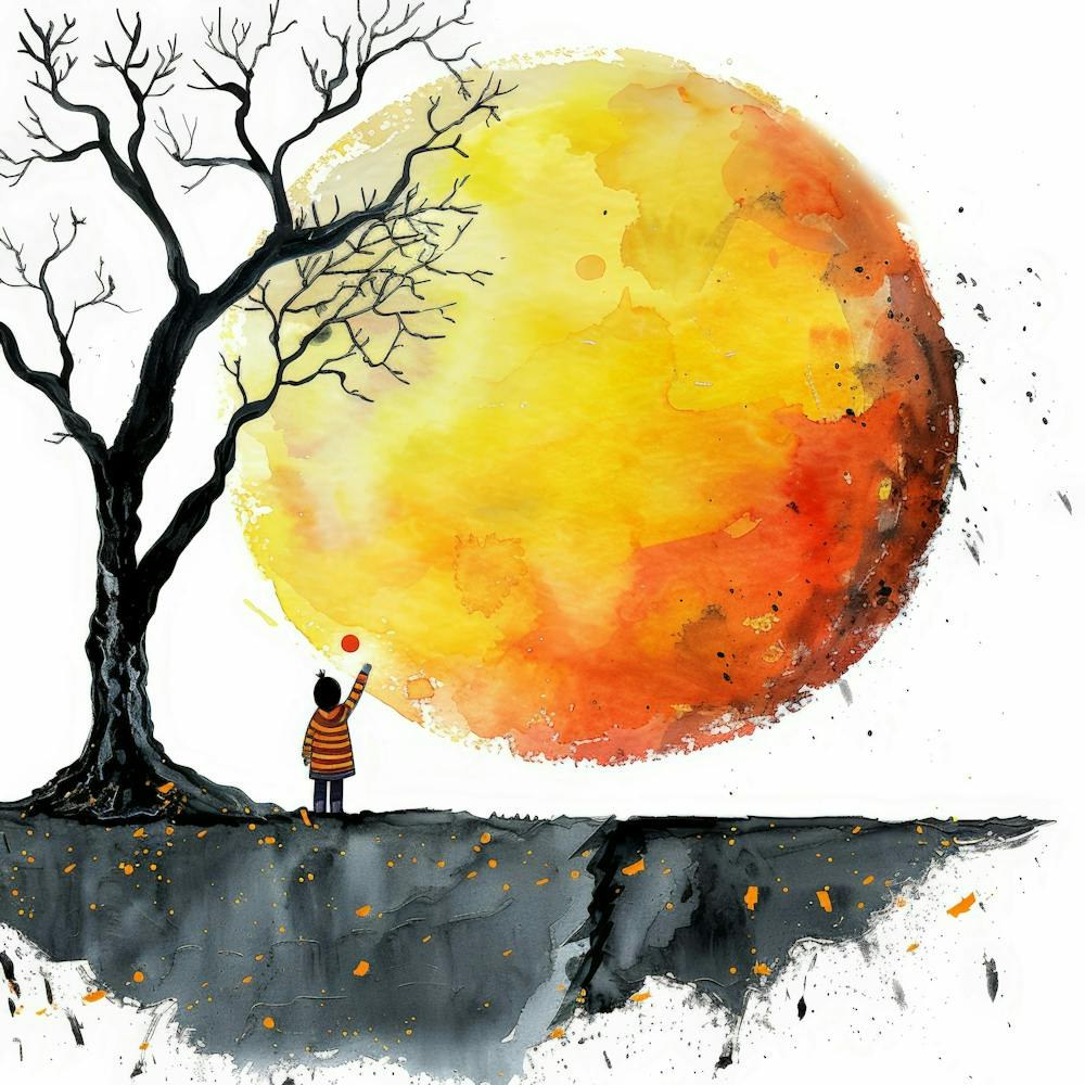 Moon And The Tree