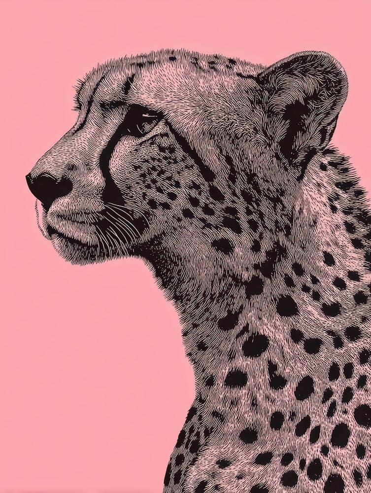 Cheetah Canvas Print 6