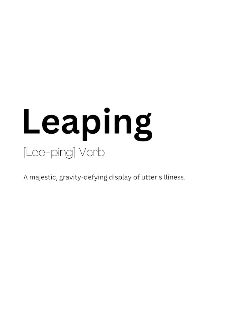 Leaping Definition Meaning