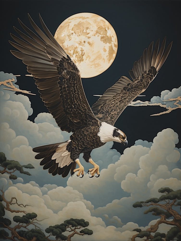 Osprey 2 Gold Detail Painting