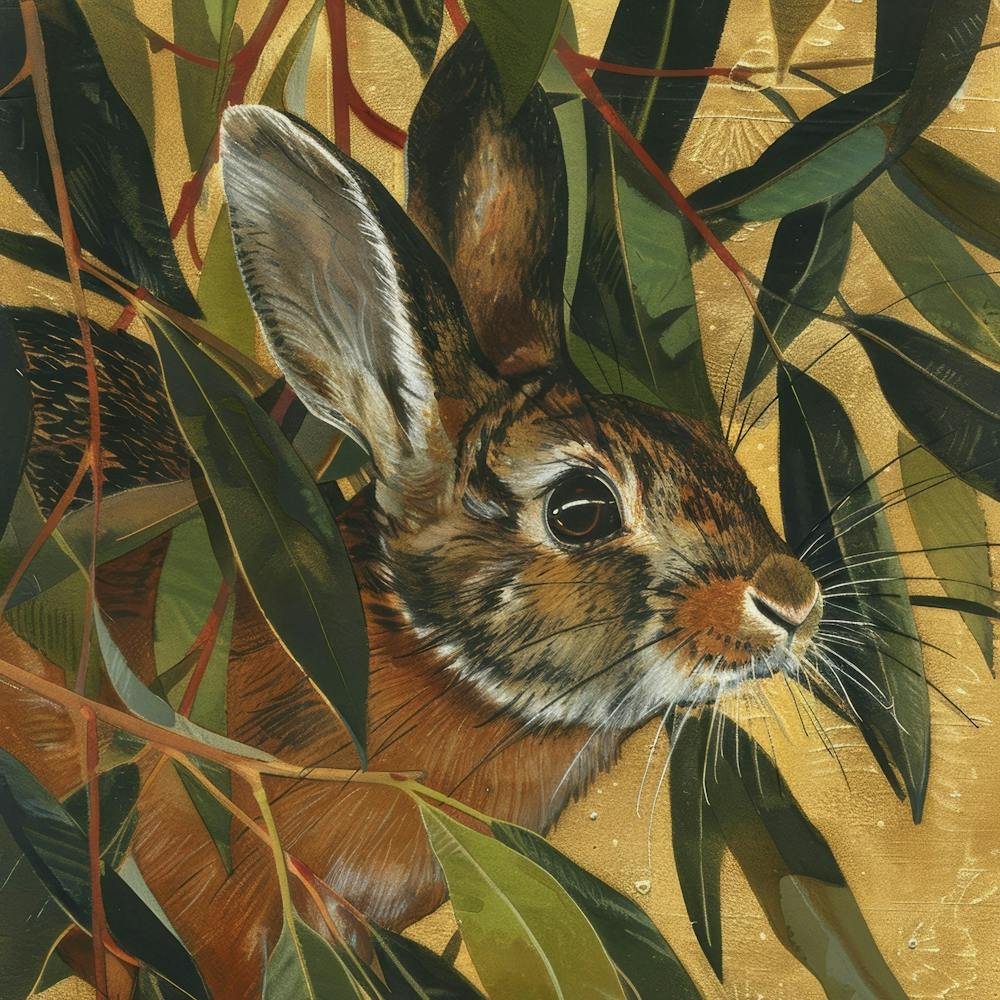 Rabbit In Eucalyptus