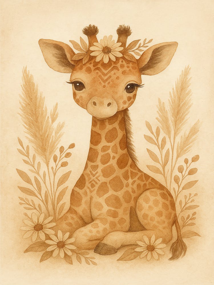 Smiley Face Boho Printable Wall Art – Neutral Minimalist Nursery Decor