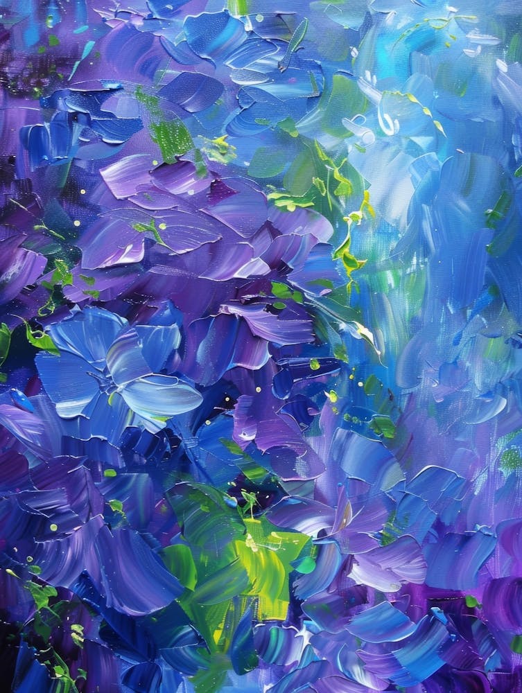 Blue And Purple Flowers