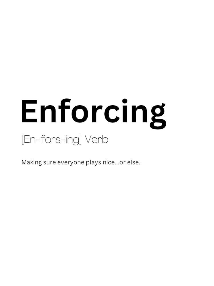 Enforcing Definition Meaning 1