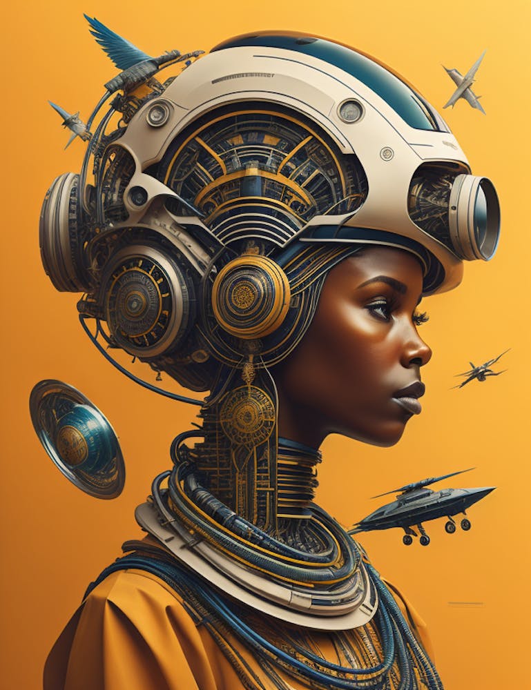 Futuristic Woman 1