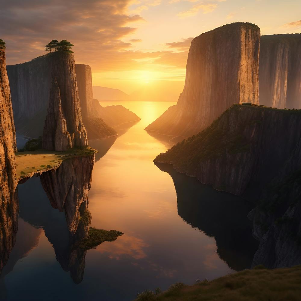 Sunset At The Cliffs