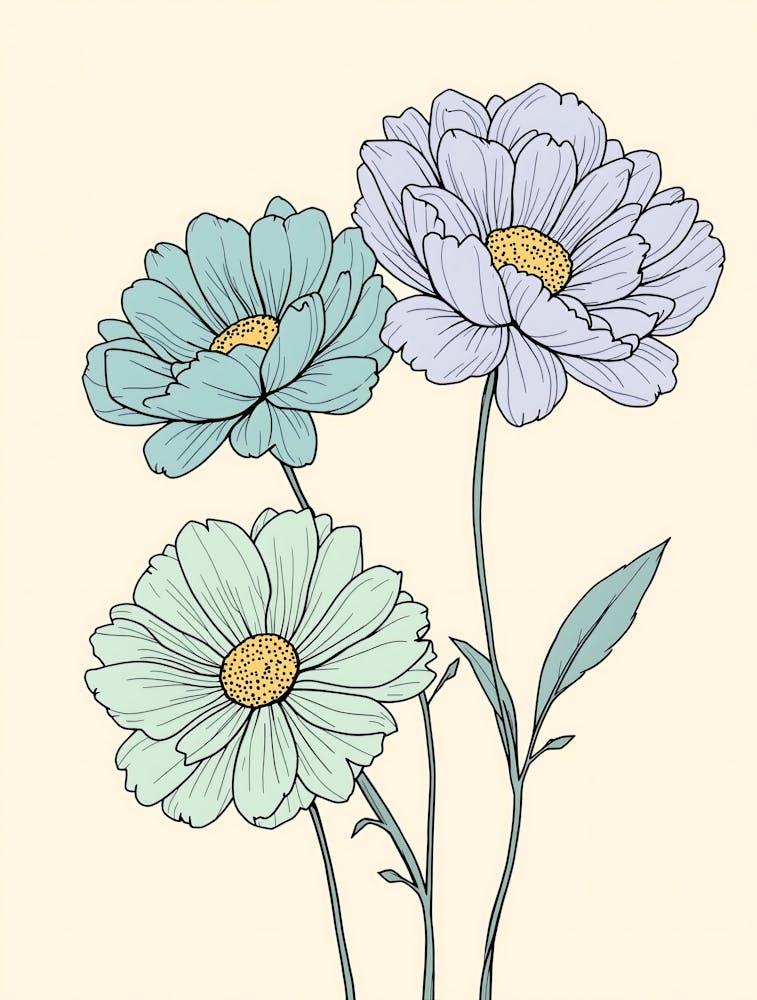 Gentle Botanical Illustrations with an Organic Feel