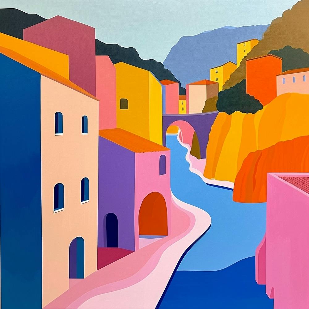 Abstract Travel Collection Monaco 4