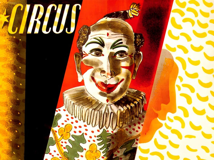 Circus Clown, Funny Promotional Poster