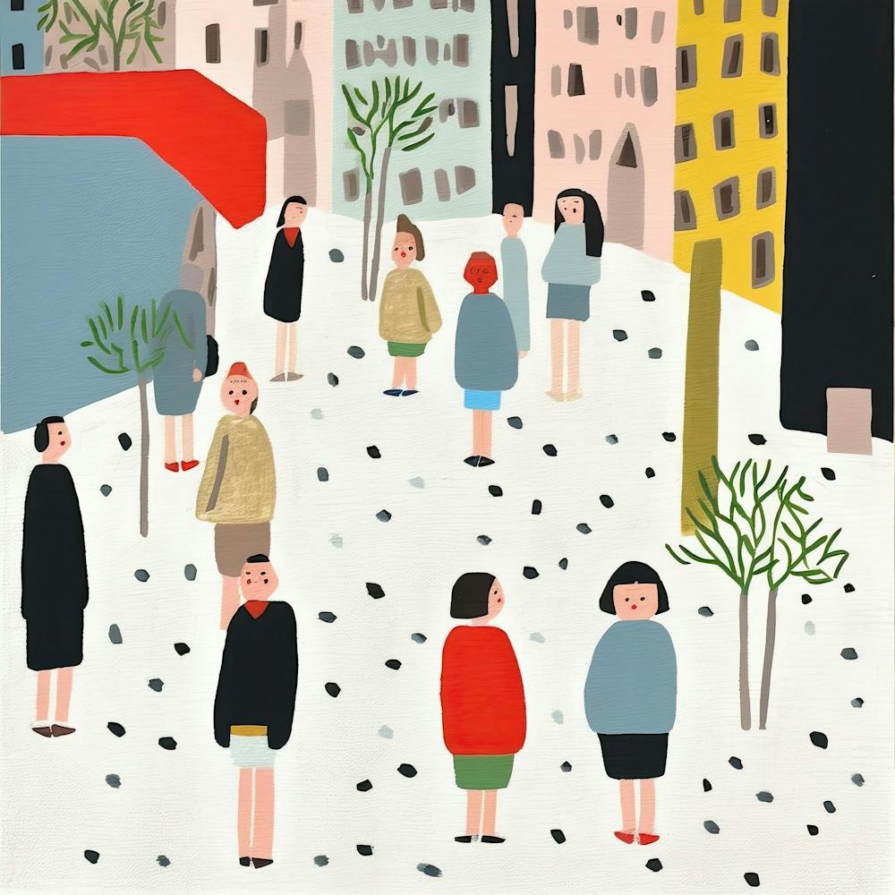 Tokyo Scene, Tiny People And Illustration 4