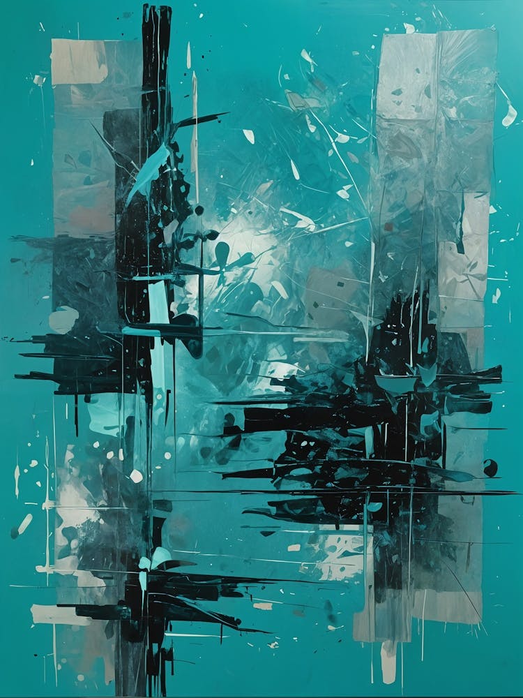 Abstract Blue no2