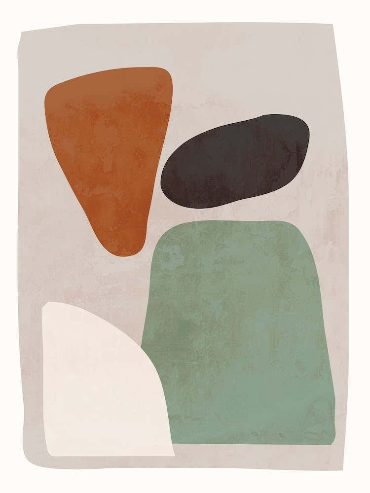 Abstract Muted Shapes