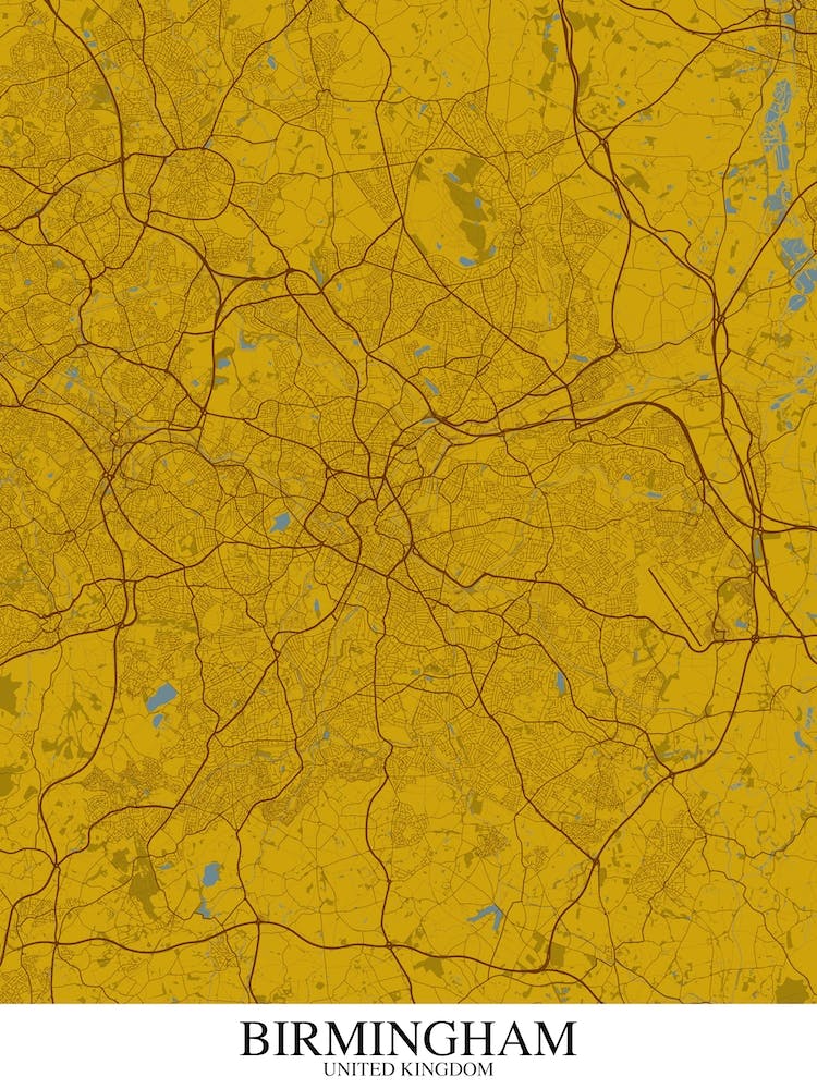 Birmingham Gelb Blau