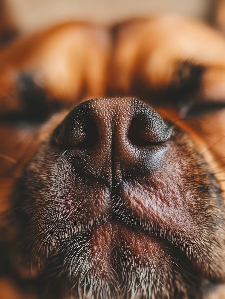 Close Up Of A Dog'S Nose.Generated AI. 1