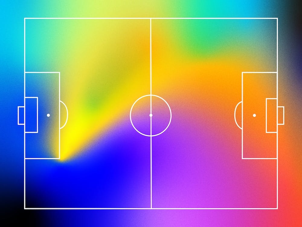 Rainbow Football Field