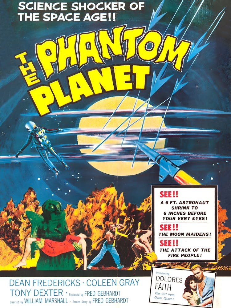 The Phantom Planet, Scifi, Fantasy, Movie Poster