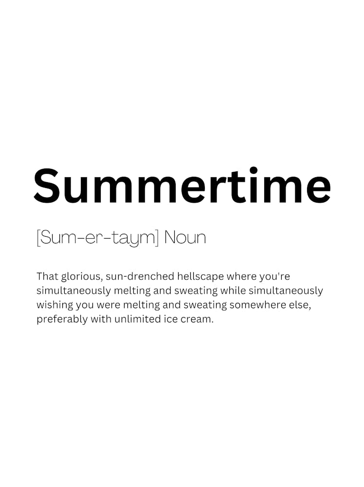 Summertime Definition Meaning