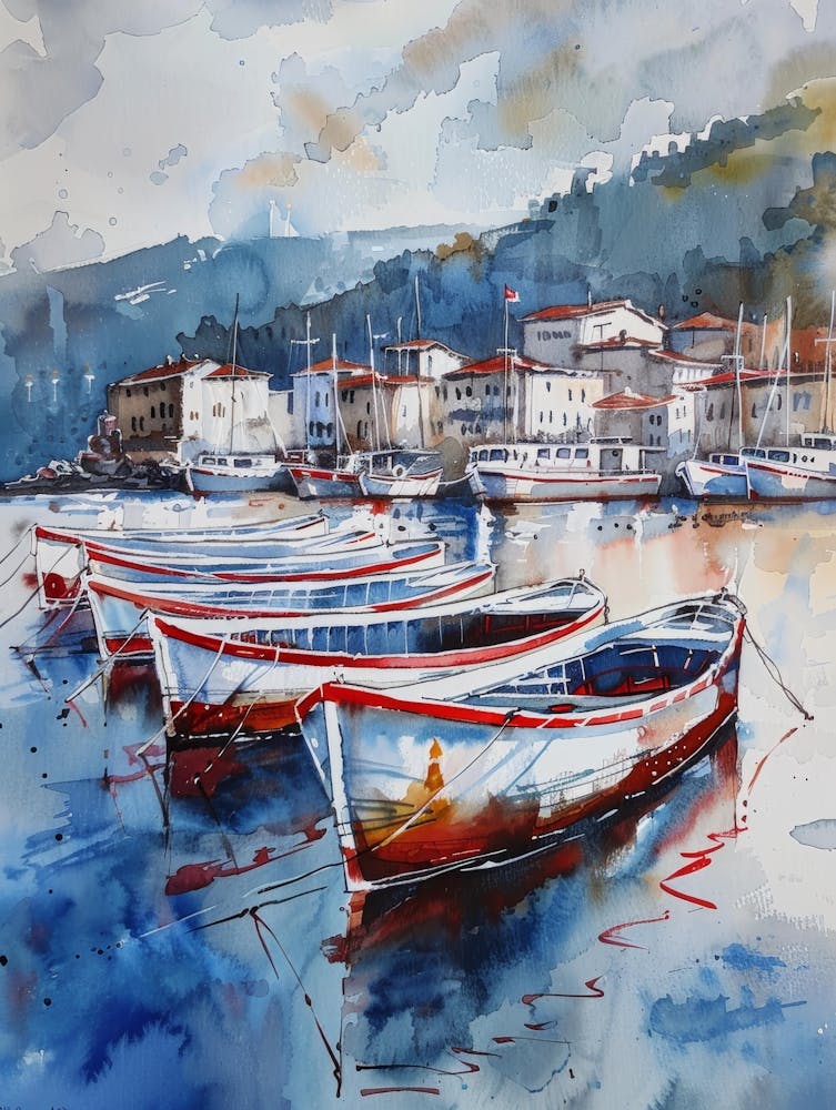 Boats In The Harbor 12