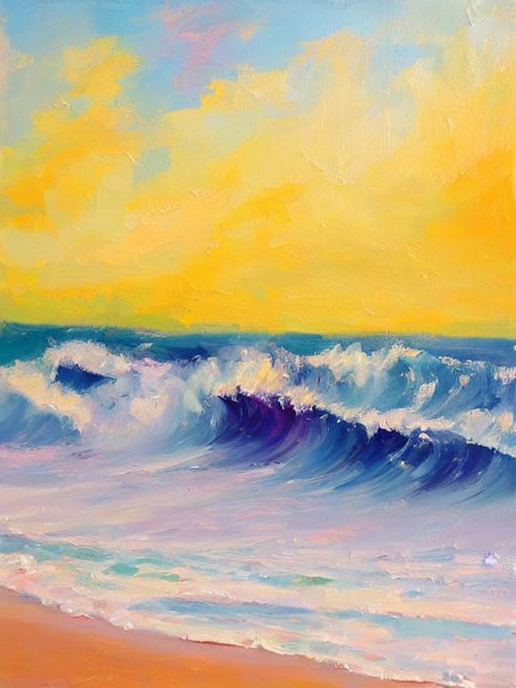 Bathsheba Beach, Barbados Bright Abstract