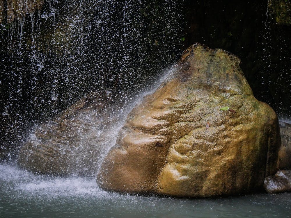 Waterfall And Rocks Thailand