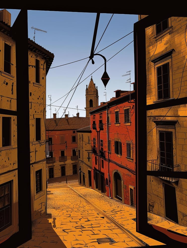 Street Scene In Italy 1