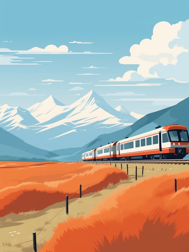 The West Highland Line Scotland 4 Hiking Trail Landscape