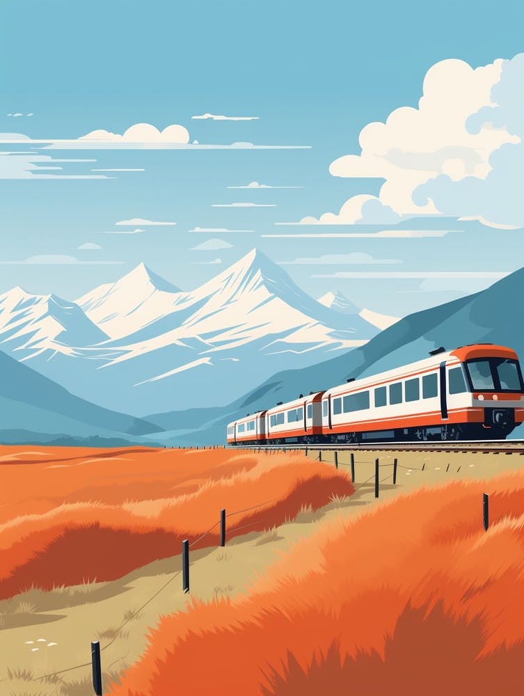 The West Highland Line Scotland 4 Hiking Trail Landscape