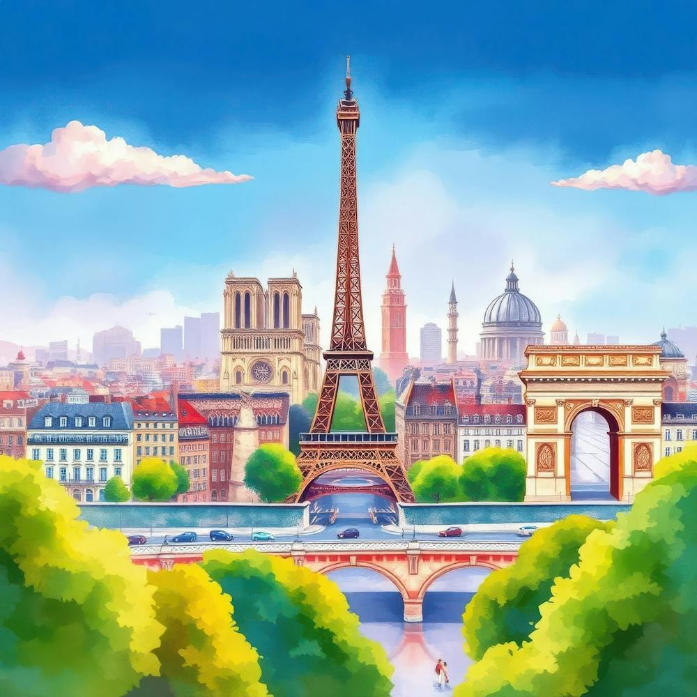 Paris Cityscape 2
