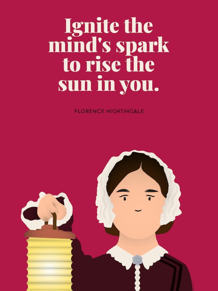 Impression de personnes inspirantes – Florence Nightingale