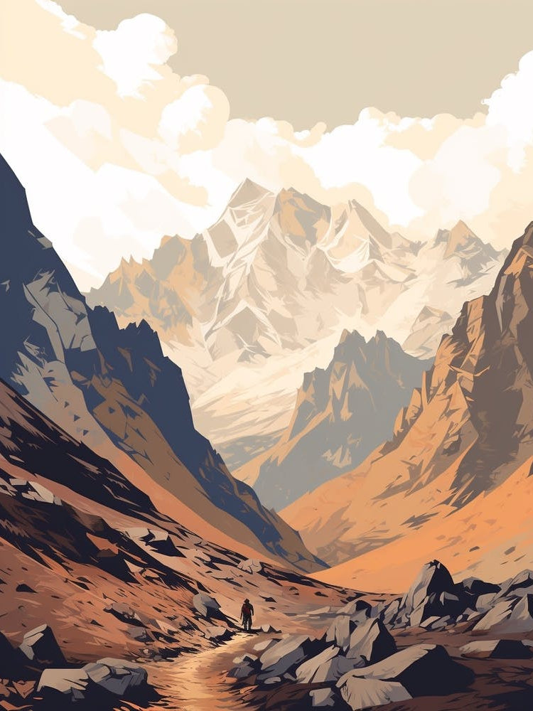 Mestia To Ushguli Trail Georgia 2 Hiking Trail Landscape