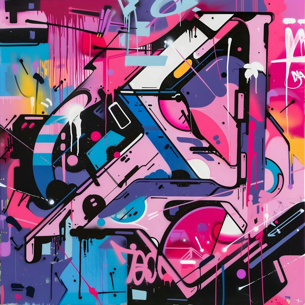 Red Palette, Graffiti, Street Art, Urban Hues