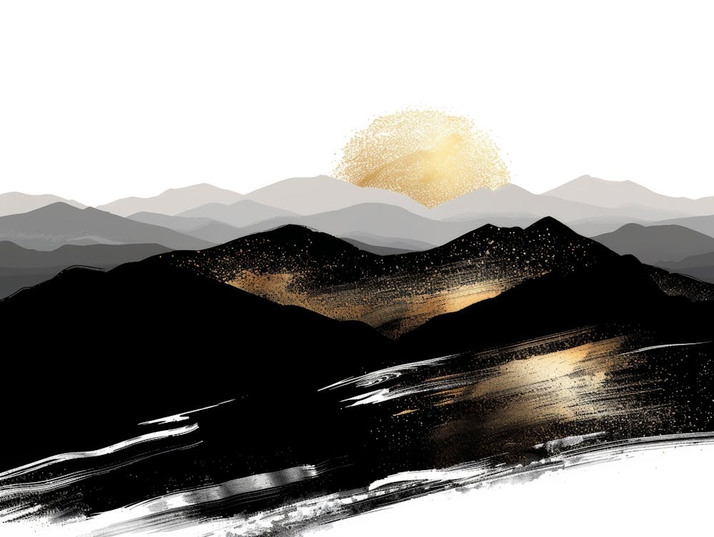 Sunset In The Mountains 87