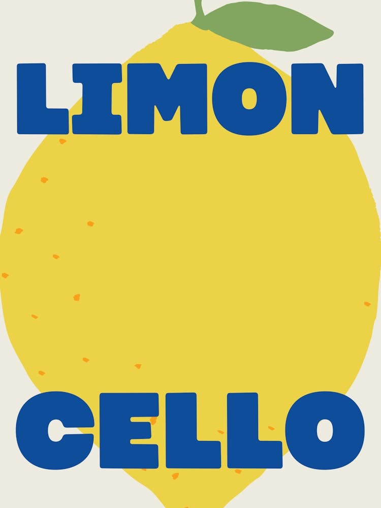 Limoncello - Retro Kitchen Print
