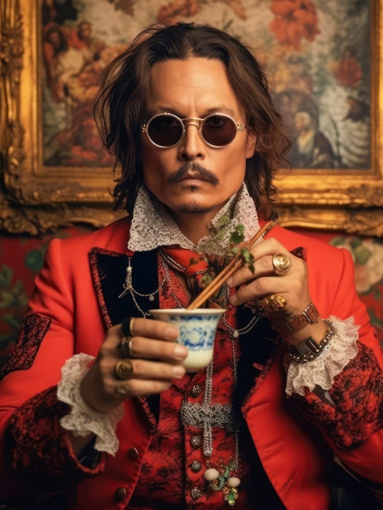 Johnny Depp Fashion Art