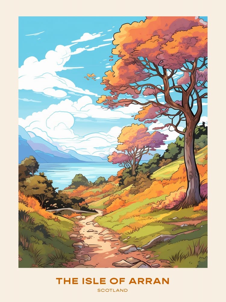 The Isle Of Arran Scotland 1 Hike Poster