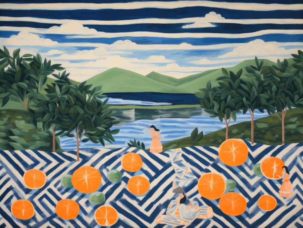 Oranges On The Beach 1