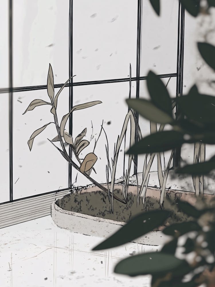 Plant In The Window