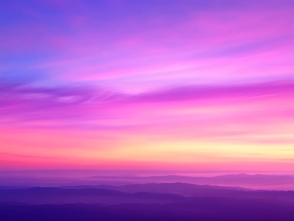 Sunset In The Mountains 60