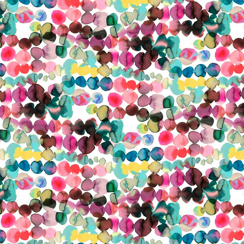 Ink Bleeding Dots Pink Square