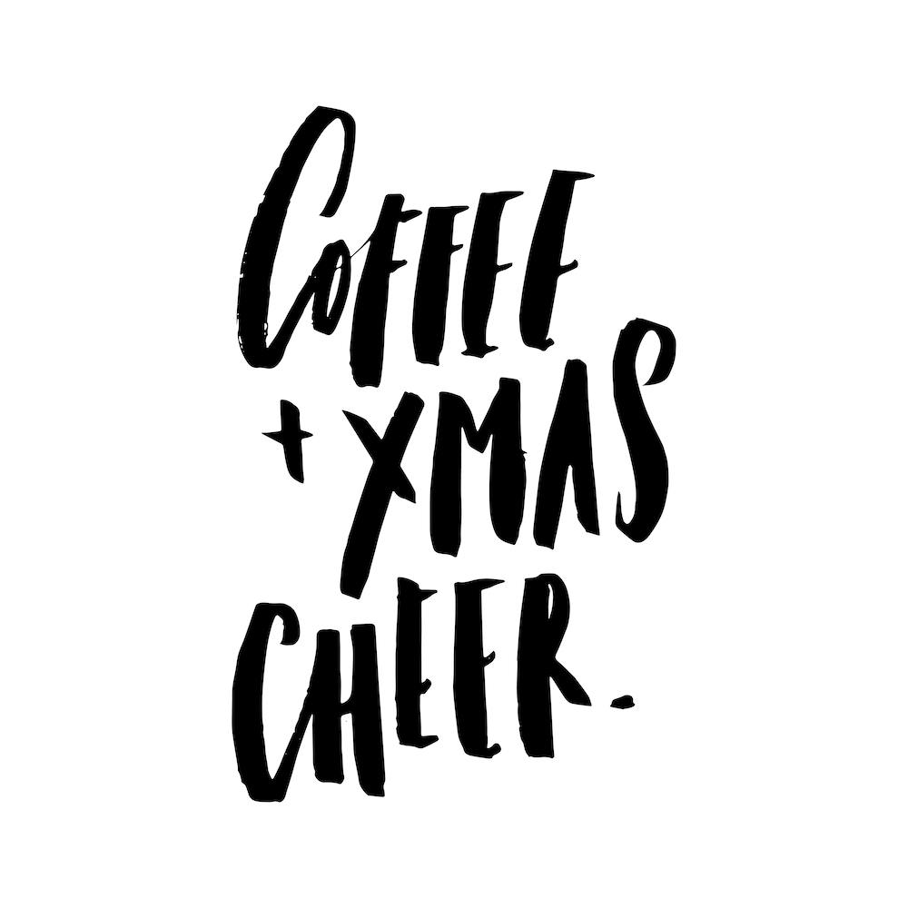 Coffee Xmas Cheer Square