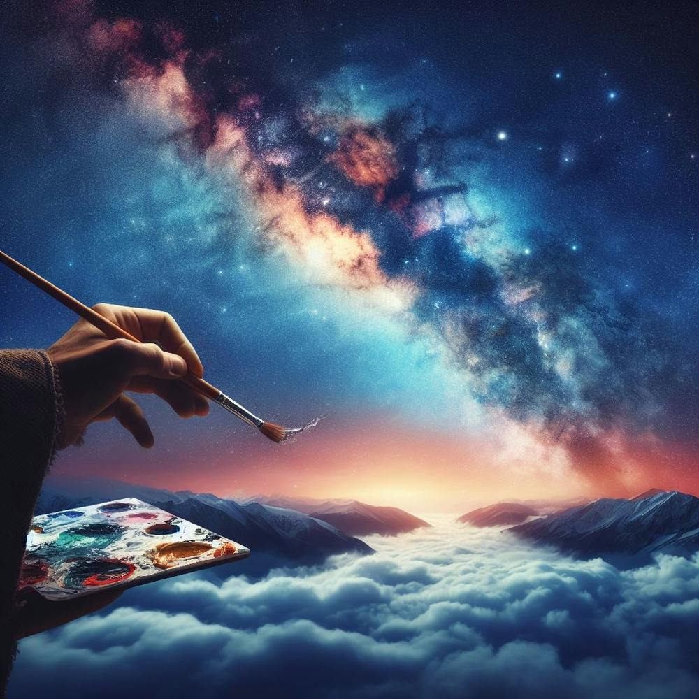 Painting a Milky Way