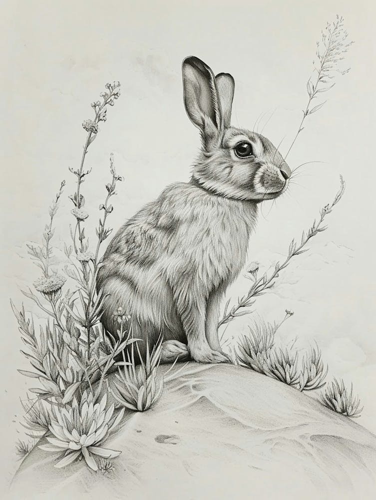 Rex Rabbit Drawing 3