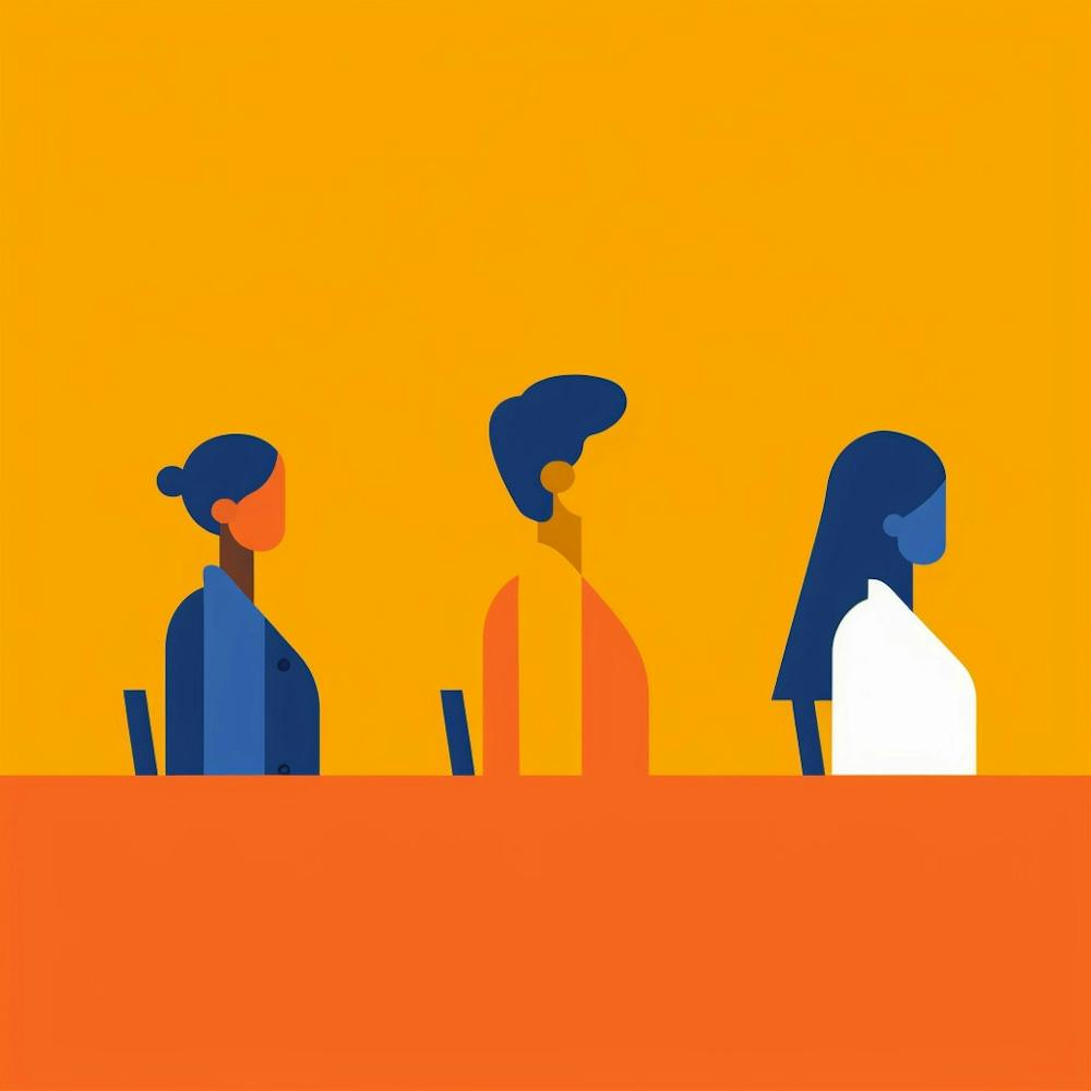 Portrait d'un groupe de personnes